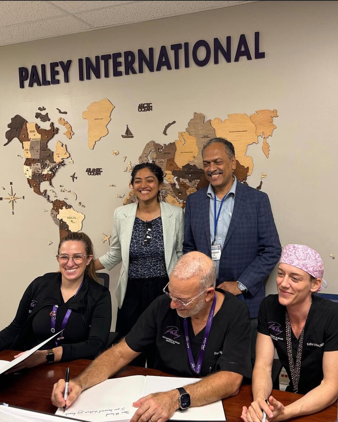 Dr. Ishani with Dr. Paley
